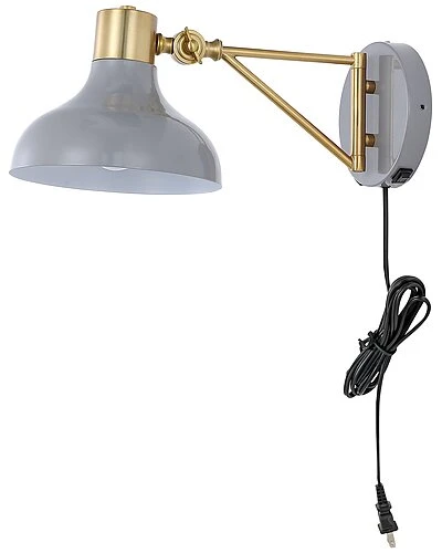 Lynn 15in USB Charging Port LED Sconce Home 1 Lynn 15in USB Charging Port LED Sconce Home