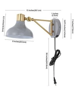 Lynn 15in USB Charging Port LED Sconce Home 7 Lynn 15in USB Charging Port LED Sconce Home -Home Furnishing Store 3050252930 RLLD 4