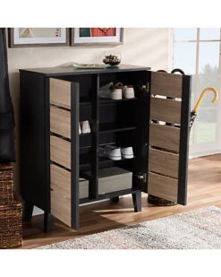 Melle 2-Door Wood Entryway Shoe Storage Cabinet Home Oak/gray 9 Melle 2-Door Wood Entryway Shoe Storage Cabinet Home Oak/gray -Home Furnishing Store 3050271552 RLLD 3