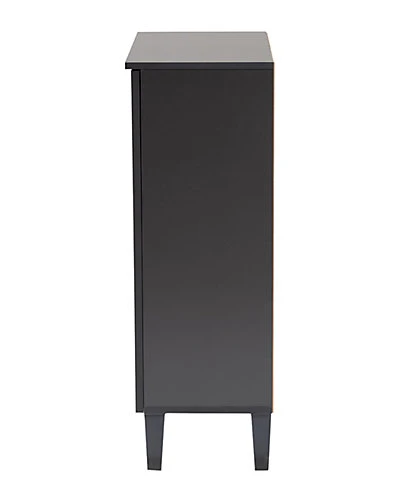 Melle 2-Door Wood Entryway Shoe Storage Cabinet Home Oak/gray 6 Melle 2-Door Wood Entryway Shoe Storage Cabinet Home Oak/gray - Image 6