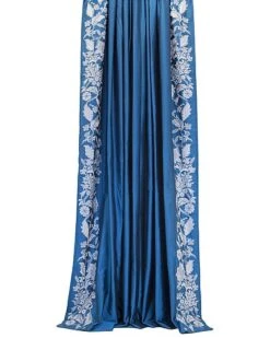 100% Silk La Palais Royale Drapery Set Of 2