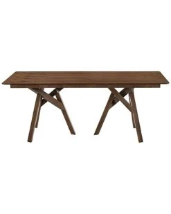 Cortina 79In Mid-Century Modern Walnut Wood Dining Table Home -Home Furnishing Store 3050283755 RLLD 3