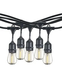 48' 15-Bulb Indoor/Outdoor LED String Lights Home