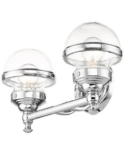 Livex Lighting 2-Light Polished Chrome Vanity Sconce Home 6 Livex Lighting 2-Light Polished Chrome Vanity Sconce Home -Home Furnishing Store 3050310797 RLLD 3