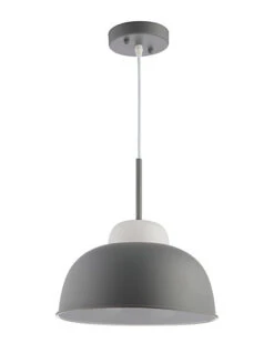 Simon 12in Adjustable Metal Glass LED Pendant Home