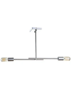 Uring 30.5in Adjustable Metal LED Linear Pendant Home