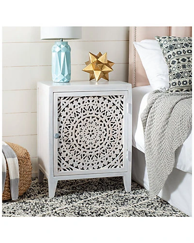 Safavieh Thea Carved Nightstand Home 2 Safavieh Thea Carved Nightstand Home - Image 2