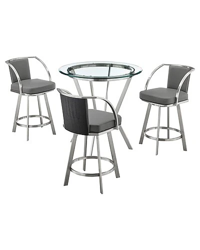 Naomi And Livingston 4pc Counter Height Dining Set Home 1 Naomi And Livingston 4pc Counter Height Dining Set Home