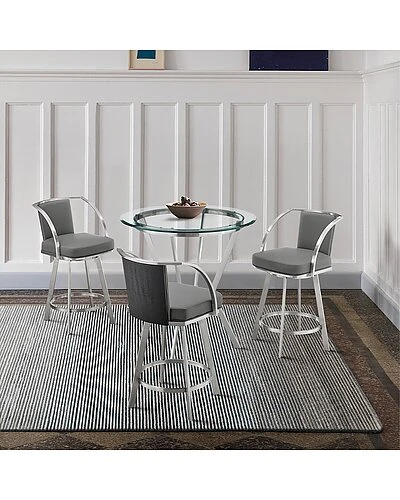 Naomi And Livingston 4pc Counter Height Dining Set Home 2 Naomi And Livingston 4pc Counter Height Dining Set Home - Image 2