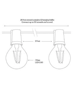Ambience Pro 26' 12 Bulb LED String Lights Home 5 Ambience Pro 26' 12 Bulb LED String Lights Home -Home Furnishing Store 3050333624 RLLD 3