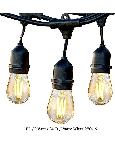 Ambience Pro 24' 7 Bulb LED Hanging String Lights Home 1 Ambience Pro 24' 7 Bulb LED Hanging String Lights Home