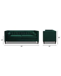 Ck 84" Modern Tuxedo Tufted Sofa -Home Furnishing Store 3050333876 RLLD 3