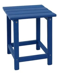 All-Weather Blue Outdoor Side Table Home