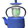 Eep Blue & Gold Cast Iron Matsukasa Teapot Home