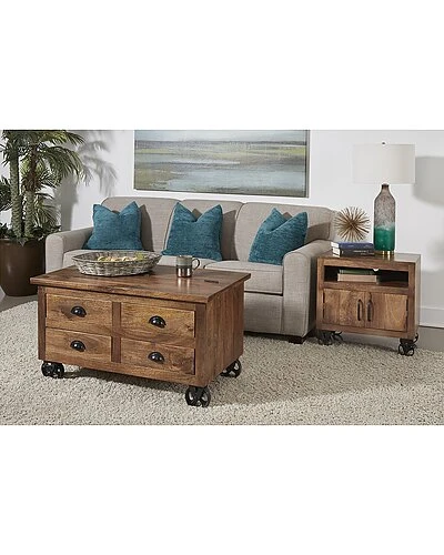 Coast To Coast Woodside Four-Drawer Castered Storage Cocktail Home 2 Coast To Coast Woodside Four-Drawer Castered Storage Cocktail Home - Image 2