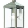 Livex Lighting 1-Light Brushed Nickel Outdoor Wall Lantern Home
