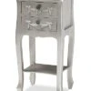 Baxton Studio Eliya Brushed Wood 2-Drawer Nightstand Home