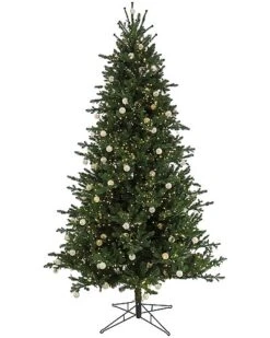 National Tree Company 7.5Ft Pre-Lit Aspen Pine Tree With Led Lights Home
