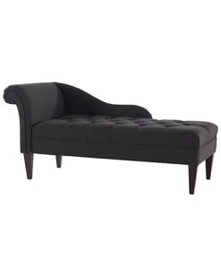 Son Tufted Roll Arm Chaise Lounge