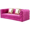 Vicenza Collection Velvet Tufted Sofa