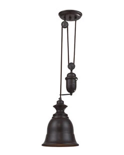 Farmhouse 1-Light Adjustable Pendant