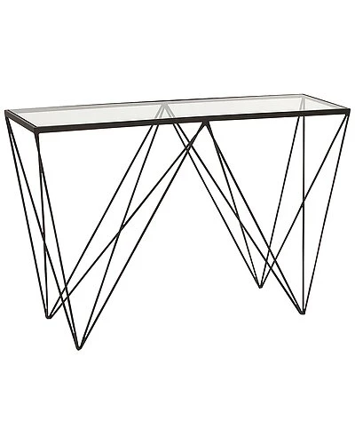 Modern Black Metal Console Table Home 1 Modern Black Metal Console Table Home