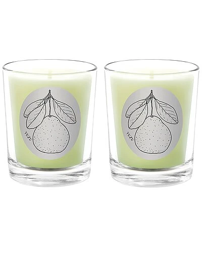 Yuzu Two Scented Beeswax Candle Set Home 1 Yuzu Two Scented Beeswax Candle Set Home