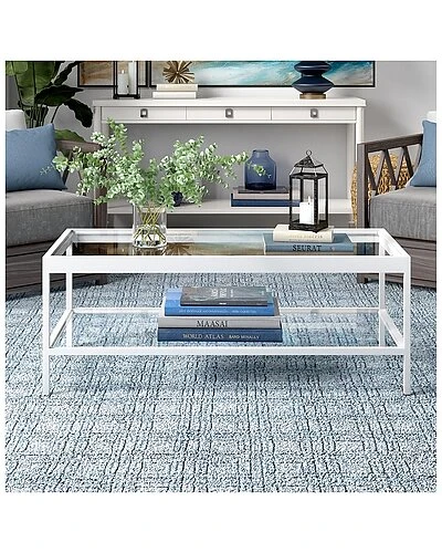 Lexis 45In White Coffee Table Home 2 Lexis 45In White Coffee Table Home - Image 2