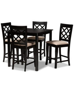 Baxton Studio Alora 5pc Pub Set Home