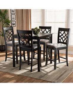 Baxton Studio Nisa 5pc Pub Set Home 7 Baxton Studio Nisa 5pc Pub Set Home -Home Furnishing Store 3050443408 RLLD 4