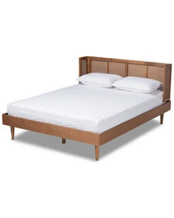 Baxton Studio Rina Queen Size Platform Bed Home