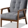 Baxton Studio Asta Armchair Home