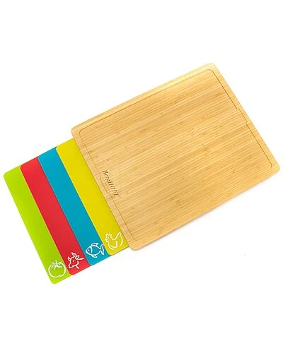 BergHOFF Bamboo 4Pc Cutting Board Set 4 Multi-Colored Insert Home 2 BergHOFF Bamboo 4Pc Cutting Board Set 4 Multi-Colored Insert Home - Image 2