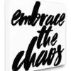 Embrace The Chaos Canvas Wall Art By LulusimonSTUDIO Home