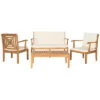 Safavieh Del Mar 4 Pc Outdoor Set Home