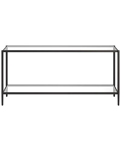 Hera 64in Rectangular Console Table With Glass Shelf Home 3 Hera 64in Rectangular Console Table With Glass Shelf Home - Image 3