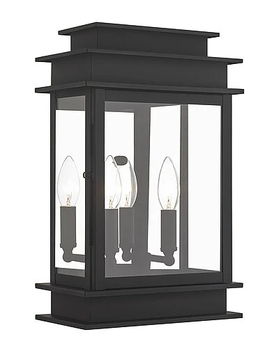 Livex Lighting 2-Light Black Outdoor Wall Lantern Home 1 Livex Lighting 2-Light Black Outdoor Wall Lantern Home
