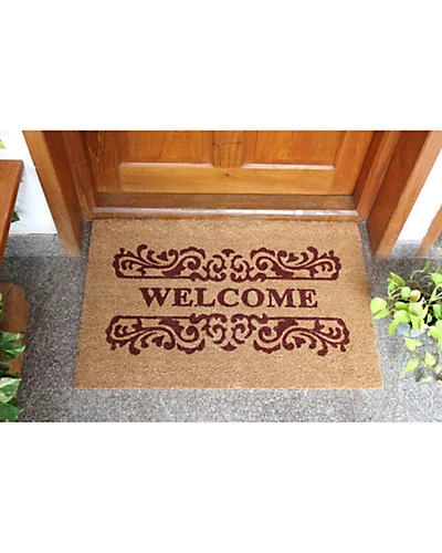 Scroll Welcome Coir Doormat Home 3 Scroll Welcome Coir Doormat Home - Image 3