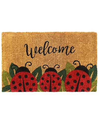 Ladybug Coir Hand-Loomed Doormat Home 1 Ladybug Coir Hand-Loomed Doormat Home