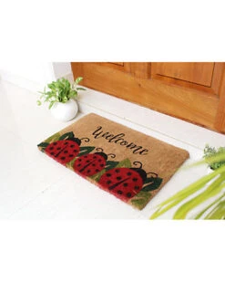 Ladybug Coir Hand-Loomed Doormat Home 7 Ladybug Coir Hand-Loomed Doormat Home -Home Furnishing Store 3050462882 RLLD 4