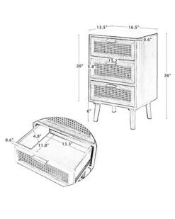 3-Drawer End Table -Home Furnishing Store 3050469553 RLLD 6
