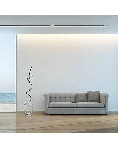 Amsterdam LED Chrome 63in Floor Lamp Home 2 Amsterdam LED Chrome 63in Floor Lamp Home - Image 2