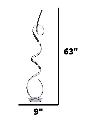 Amsterdam LED Chrome 63in Floor Lamp Home 3 Amsterdam LED Chrome 63in Floor Lamp Home - Image 3