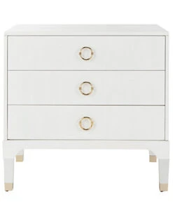 Safavieh Lorna 3 Drawer Contemporary Night Stand Home