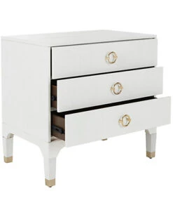 Safavieh Lorna 3 Drawer Contemporary Night Stand Home -Home Furnishing Store 3050483002 RLLD 3