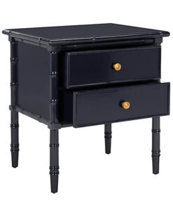 Safavieh Mina Modern Coastal 2-Drawer 25in Bamboo Nightstand Home -Home Furnishing Store 3050483005 RLLD 3