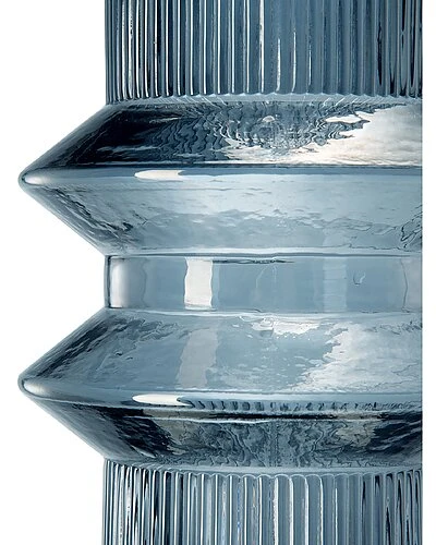 Set Of 2 Ribbed Glass Vases 3 Set Of 2 Ribbed Glass Vases - Image 3