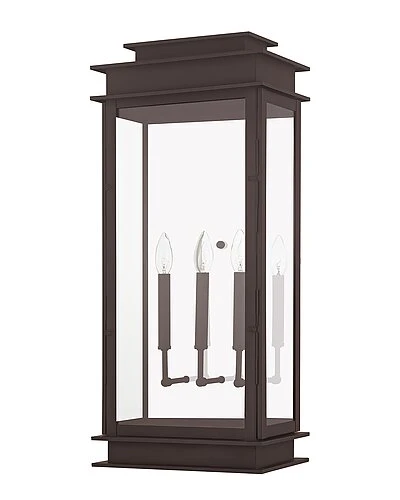 Livex Lighting 3-Light Bronze Outdoor Wall Lantern Home 1 Livex Lighting 3-Light Bronze Outdoor Wall Lantern Home