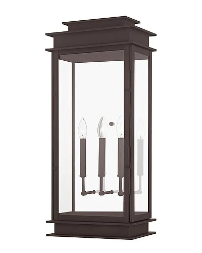 Livex Lighting 3-Light Bronze Outdoor Wall Lantern Home 2 Livex Lighting 3-Light Bronze Outdoor Wall Lantern Home - Image 2