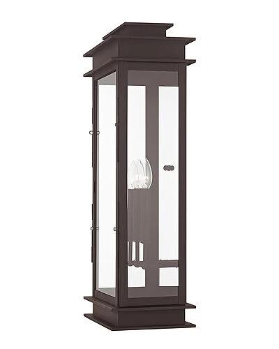 Livex Lighting 3-Light Bronze Outdoor Wall Lantern Home 3 Livex Lighting 3-Light Bronze Outdoor Wall Lantern Home - Image 3